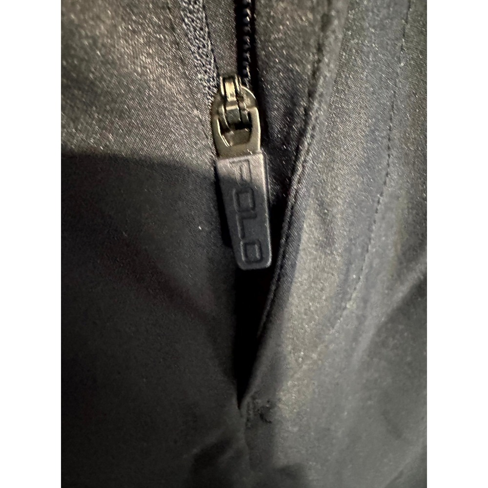 Polo Ralph Lauren Performance Tech Flat Front Pants Navy Blue Tailored 38x32 NEW - Picture 13 of 14